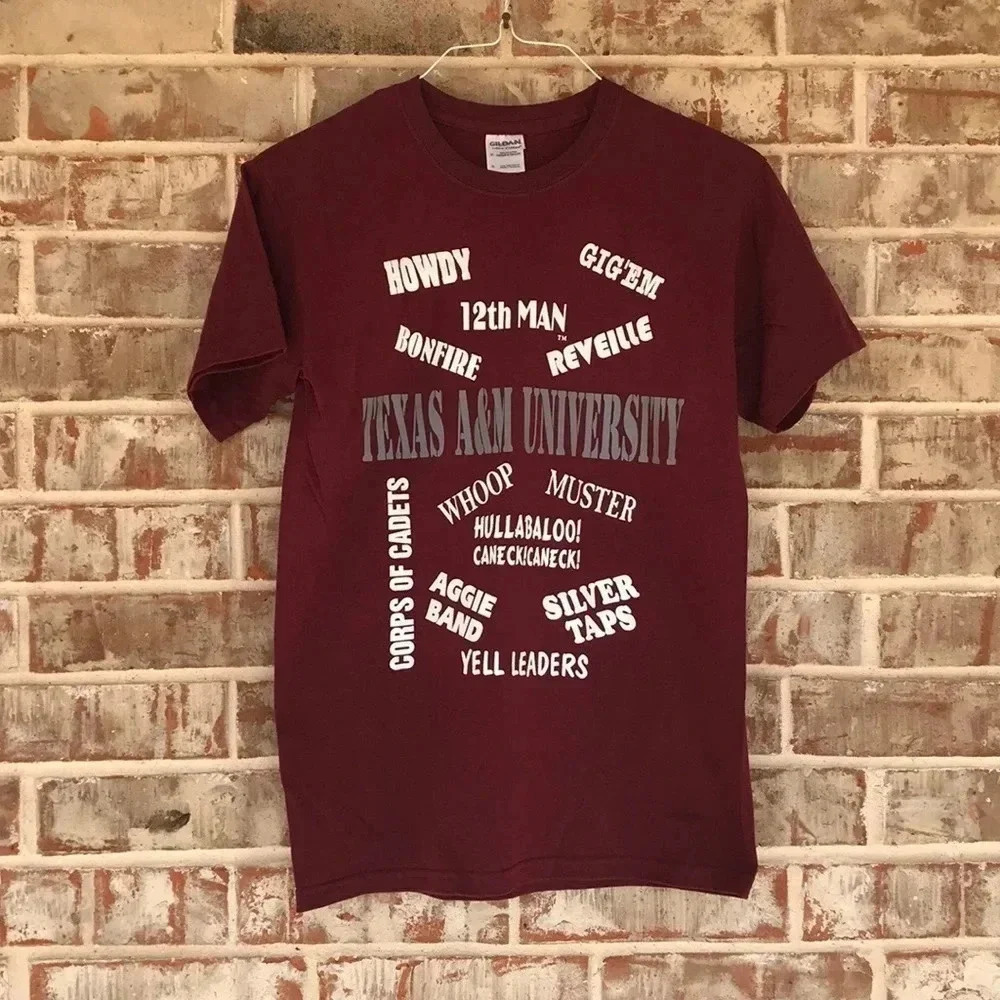 Gildan Texas‎ A&M Maroon Graphic T-shirt